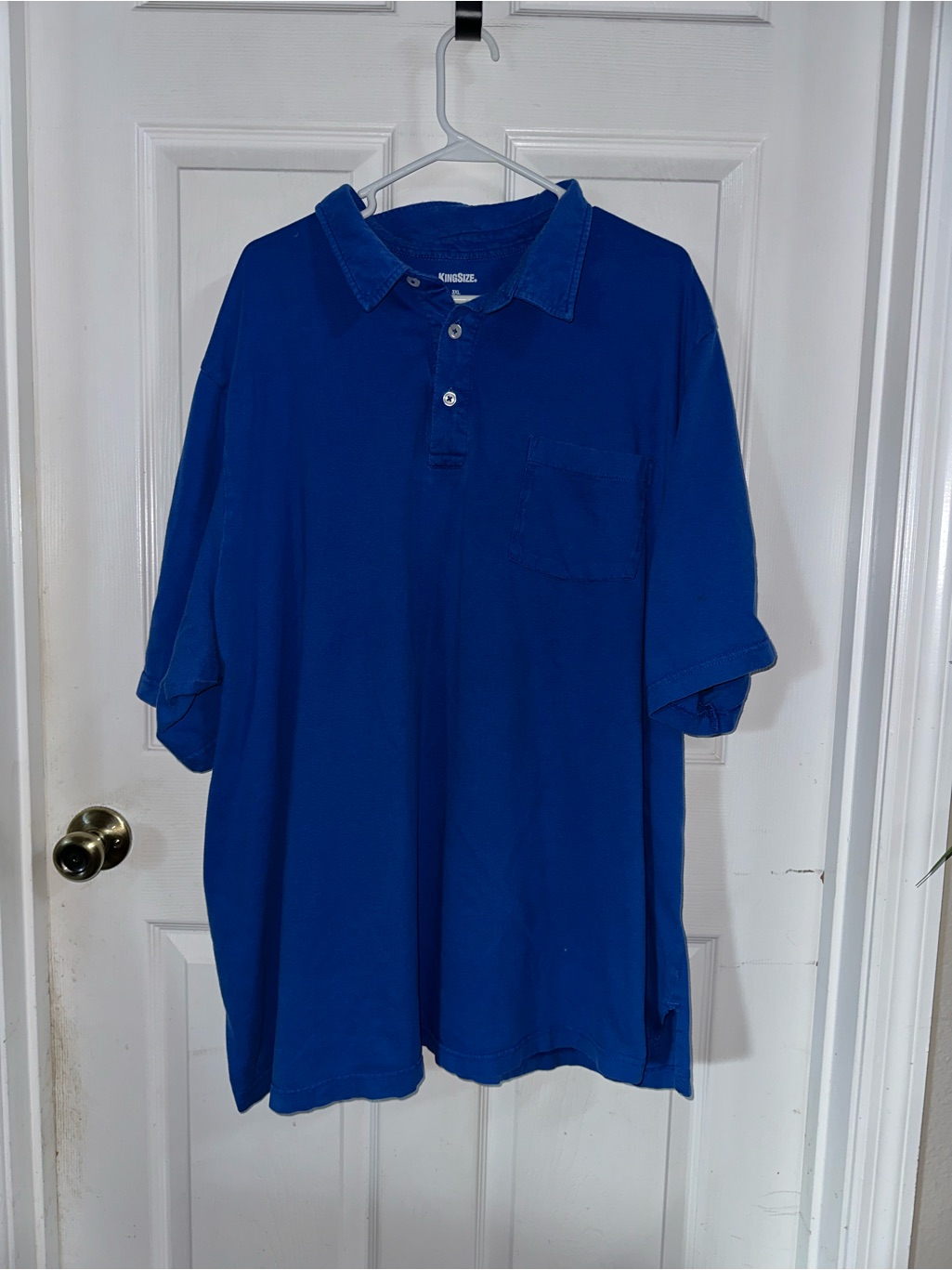 Kingsize Blue Polo Size 3l
